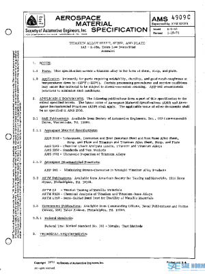 SAE AMS4909C PDF