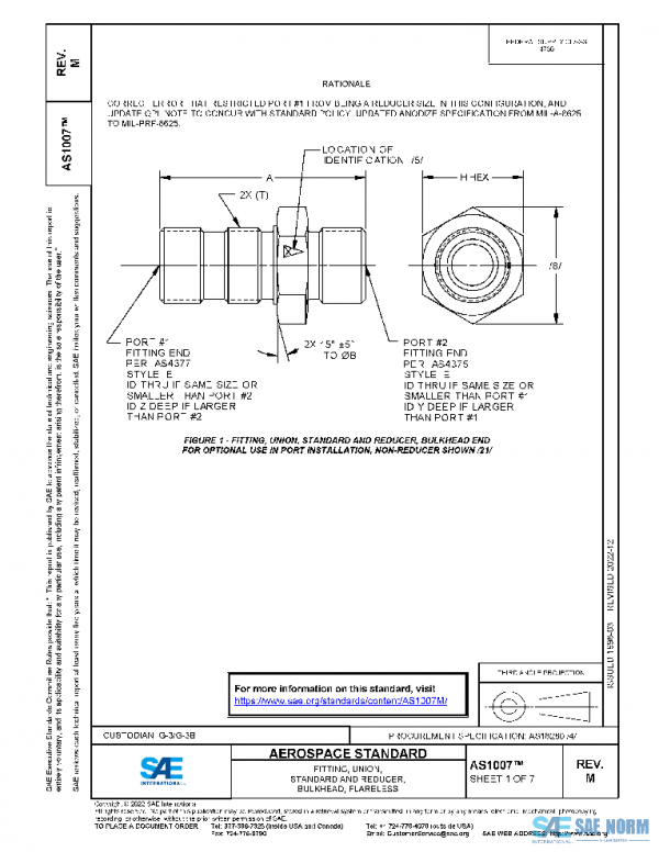 SAE AS1007M PDF