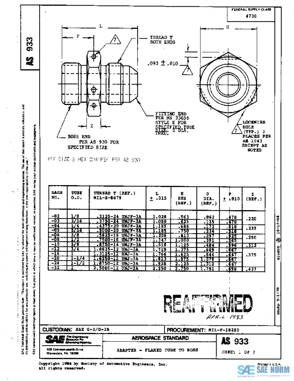 SAE AS933A PDF
