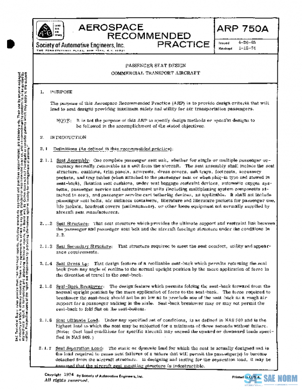 SAE ARP750A PDF SAE ARP750A PDF