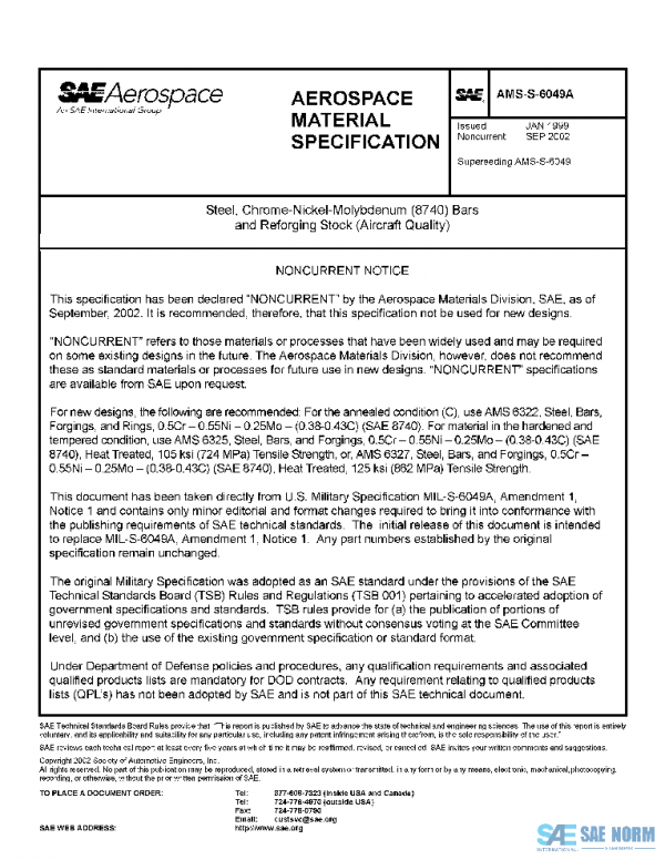 SAE AMSS6049A PDF