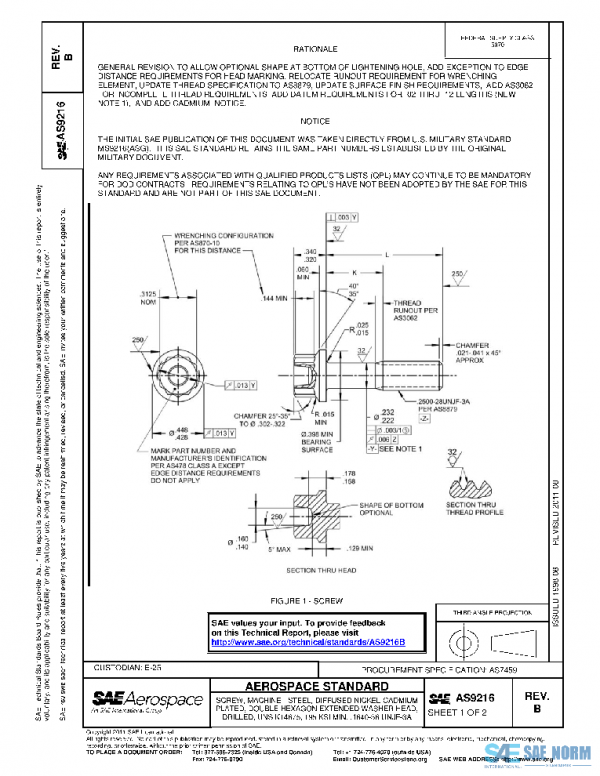 SAE AS9216B PDF