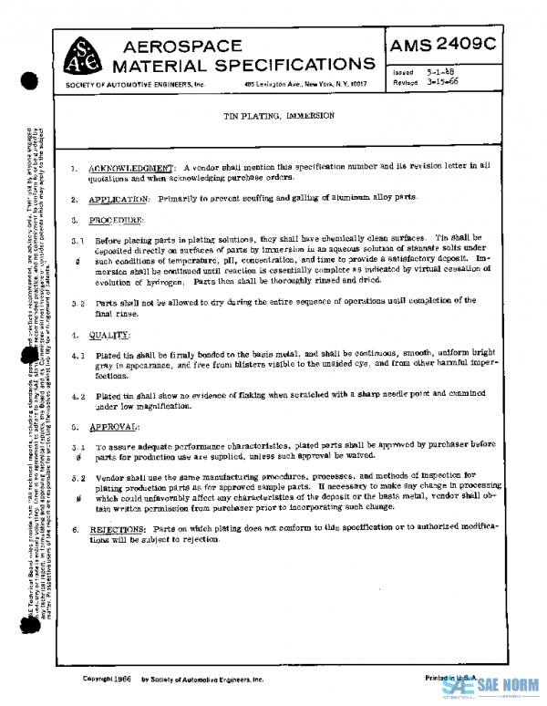 SAE AMS2409C PDF SAE AMS2409C PDF