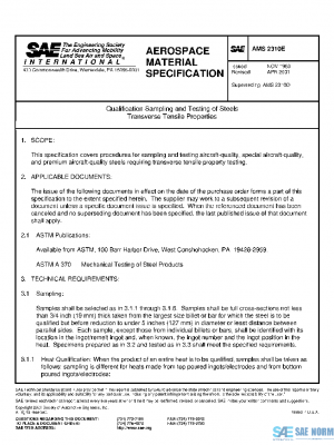 SAE AMS2310E PDF