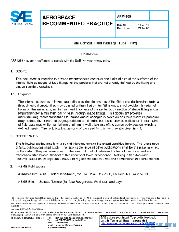 SAE ARP4266 PDF