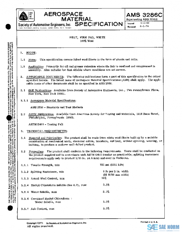 SAE AMS3286C PDF SAE AMS3286C PDF