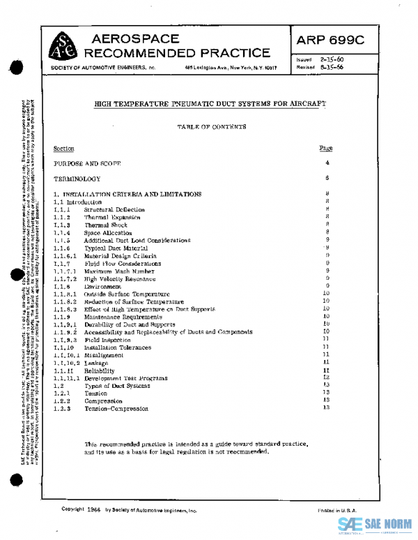 SAE ARP699C PDF