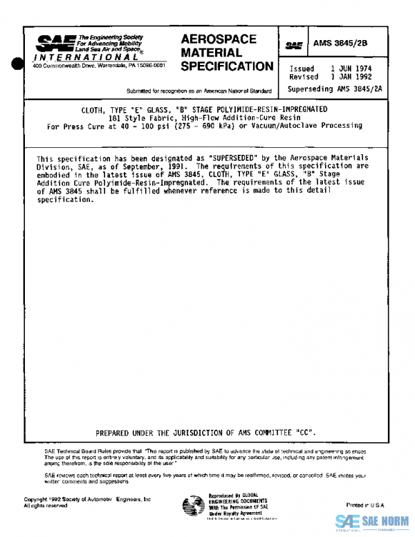 SAE AMS3845/2B PDF SAE AMS3845/2B PDF