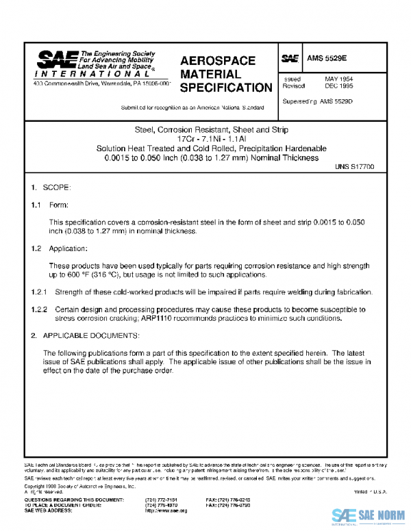 SAE AMS5529E PDF