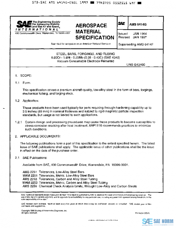 SAE AMS6414G PDF