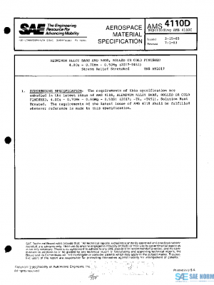 SAE AMS4110D PDF