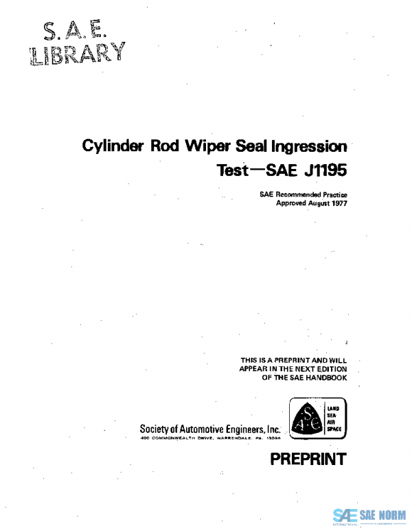 SAE J1195_197708 PDF SAE J1195_197708 PDF