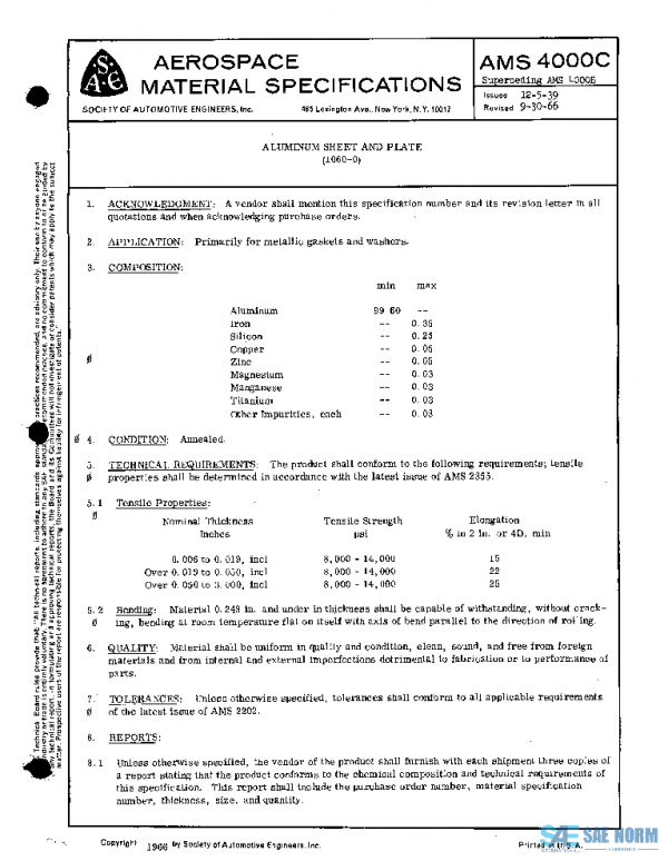 SAE AMS4000C PDF SAE AMS4000C PDF