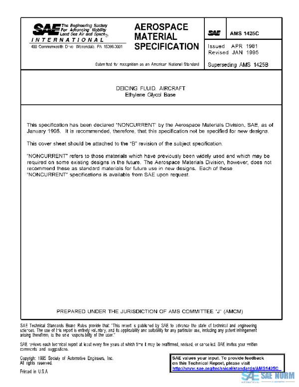 SAE AMS1425C PDF