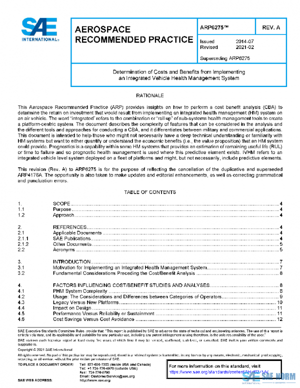 SAE ARP6275A PDF