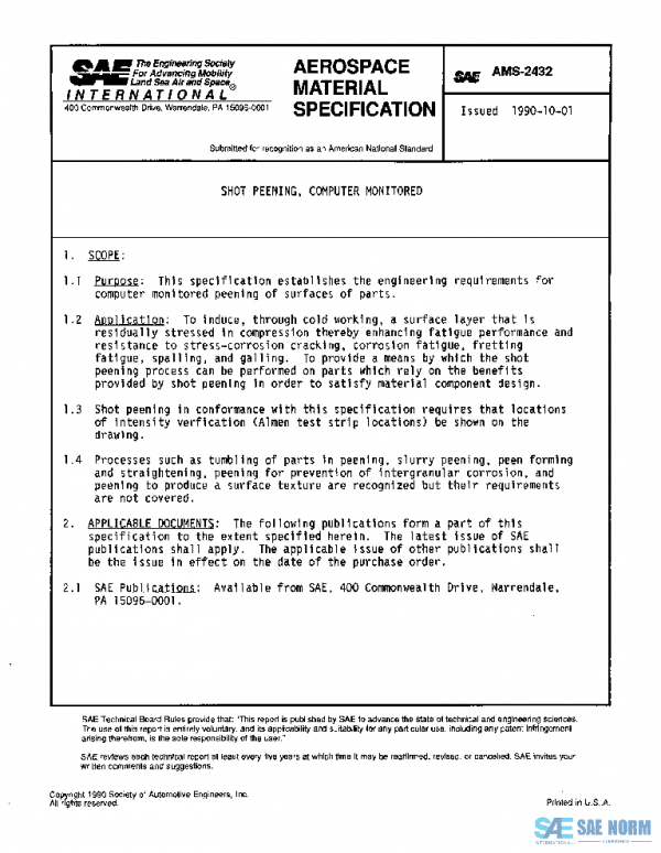 SAE AMS2432 PDF SAE AMS2432 PDF