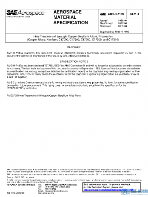 SAE AMSH7199A PDF