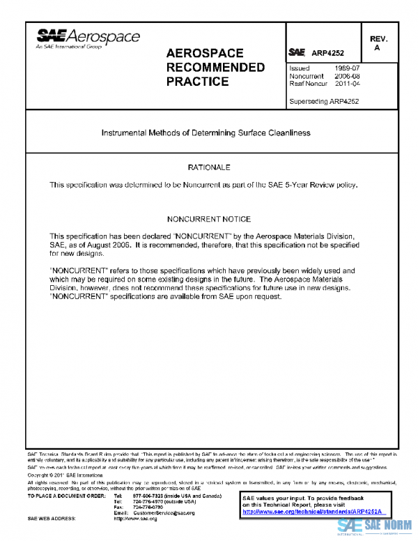 SAE ARP4252A PDF
