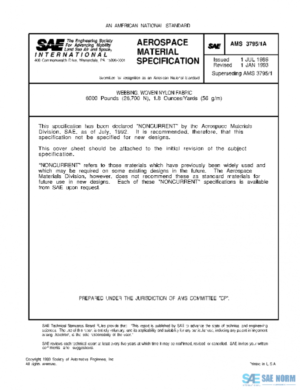 SAE AMS3795/1A PDF