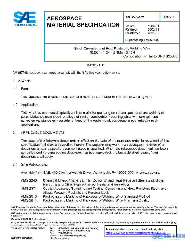 SAE AMS5774E PDF