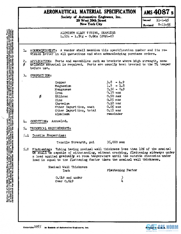 SAE AMS4087B PDF SAE AMS4087B PDF