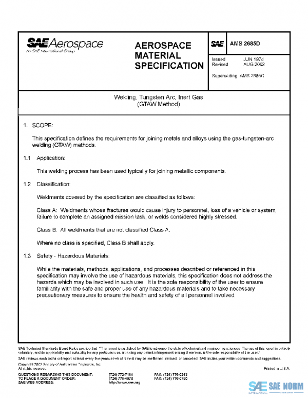 SAE AMS2685D PDF