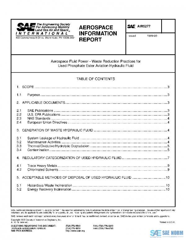 SAE AIR5277 PDF