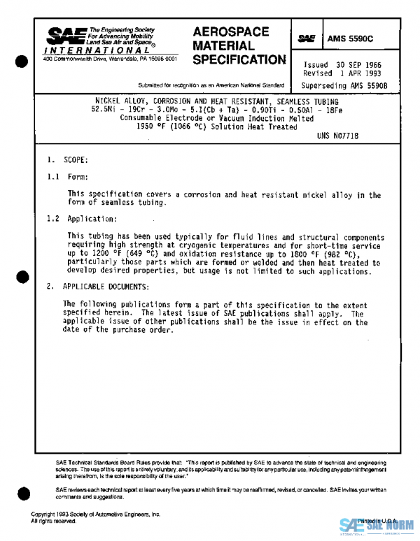 SAE AMS5590C PDF