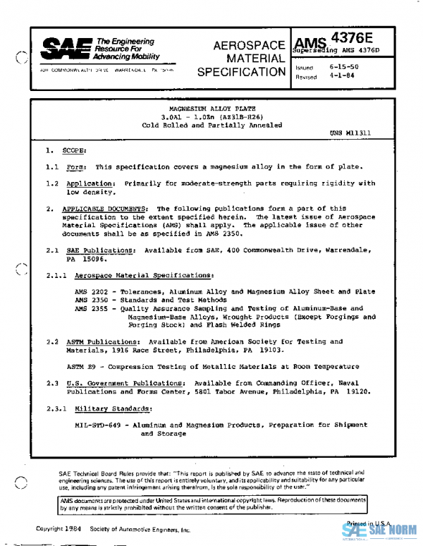 SAE AMS4376E PDF