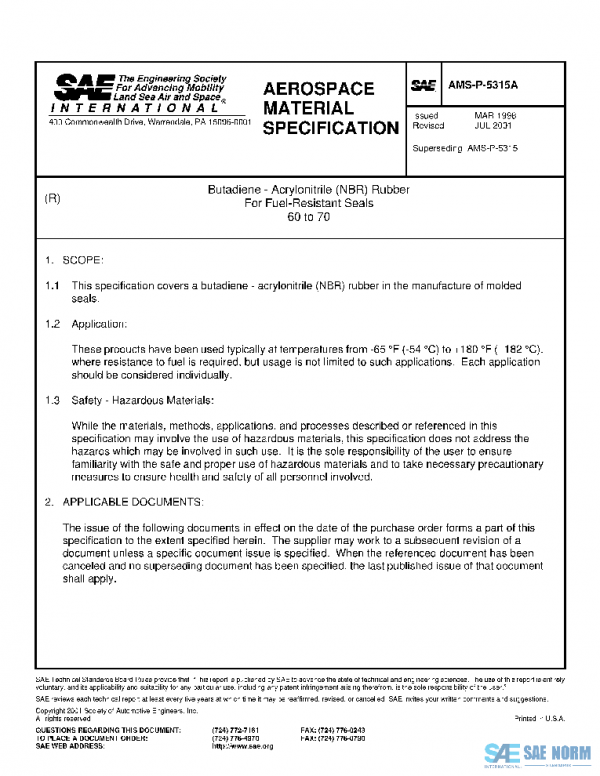 SAE AMSP5315A PDF