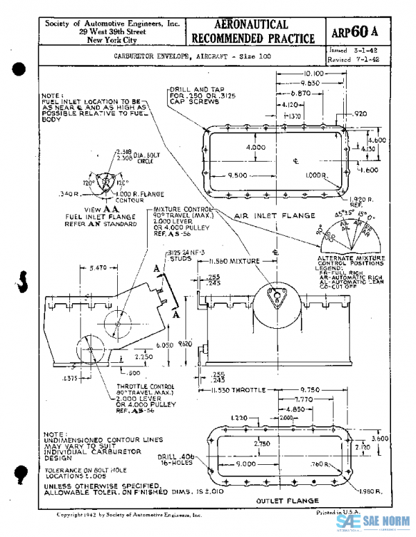 SAE ARP60A PDF