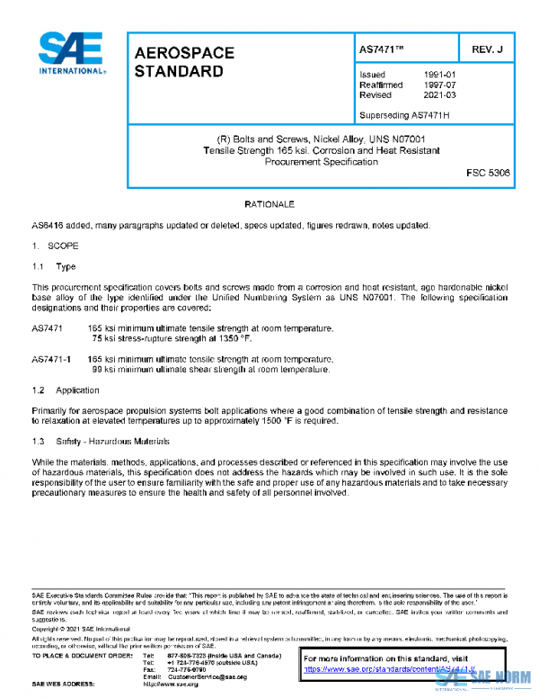 SAE AS7471J PDF