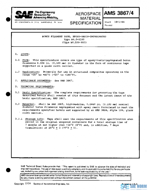 SAE AMS3867/4 PDF