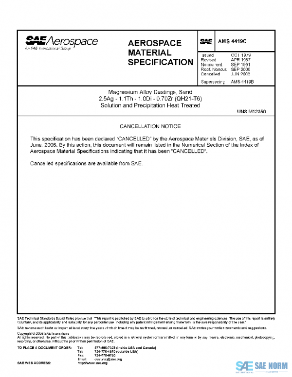 SAE AMS4419C PDF