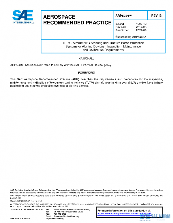SAE ARP5284B PDF SAE ARP5284B PDF