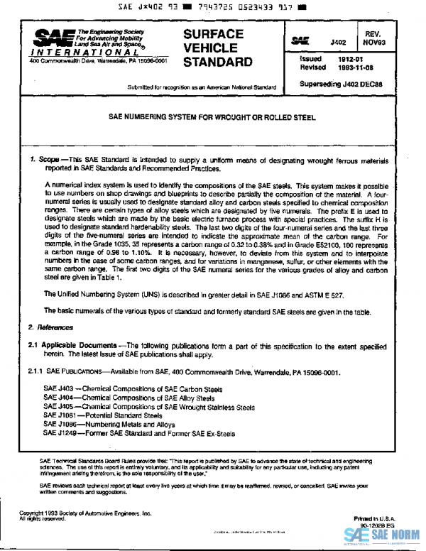 SAE J402_199311 PDF SAE J402_199311 PDF
