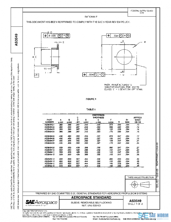 SAE AS3549 PDF SAE AS3549 PDF