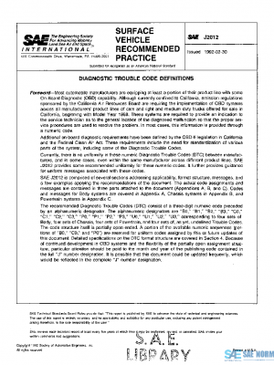 SAE J2012_199203 PDF