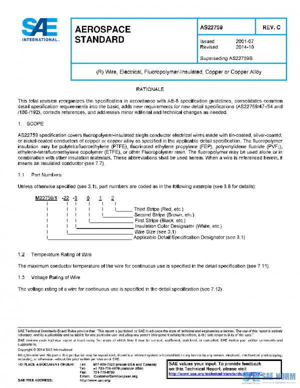 SAE AS22759C PDF