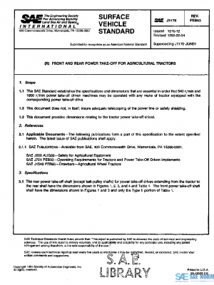 SAE J1170_199302 PDF SAE J1170_199302 PDF