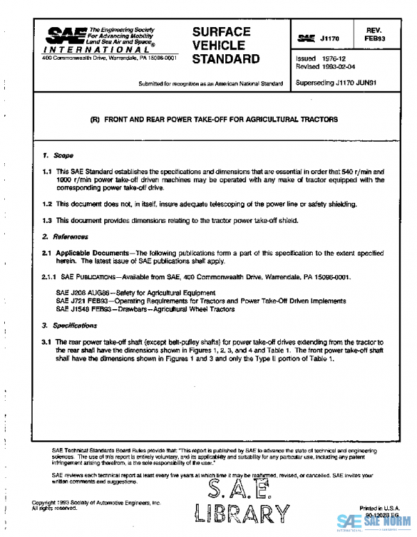 SAE J1170_199302 PDF