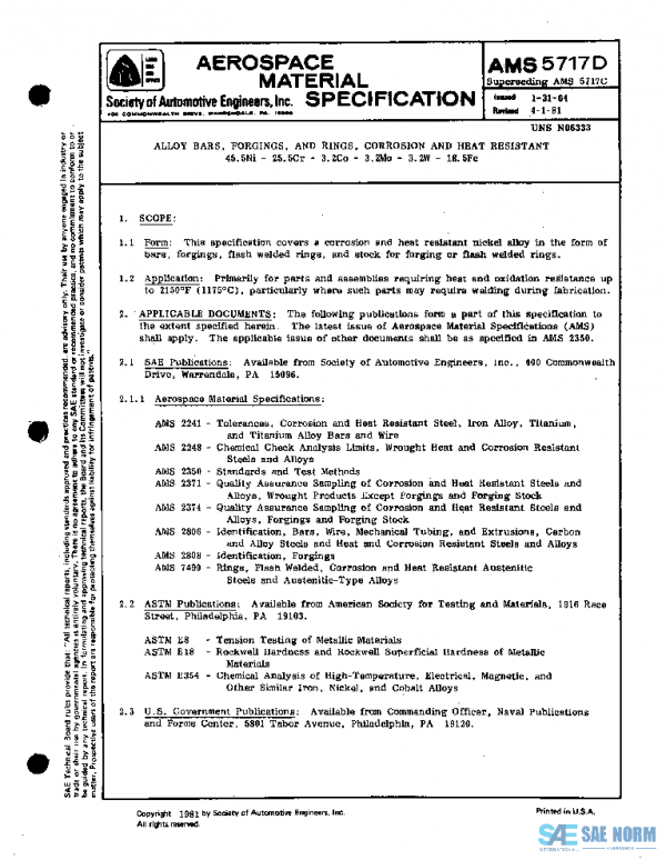 SAE AMS5717D PDF