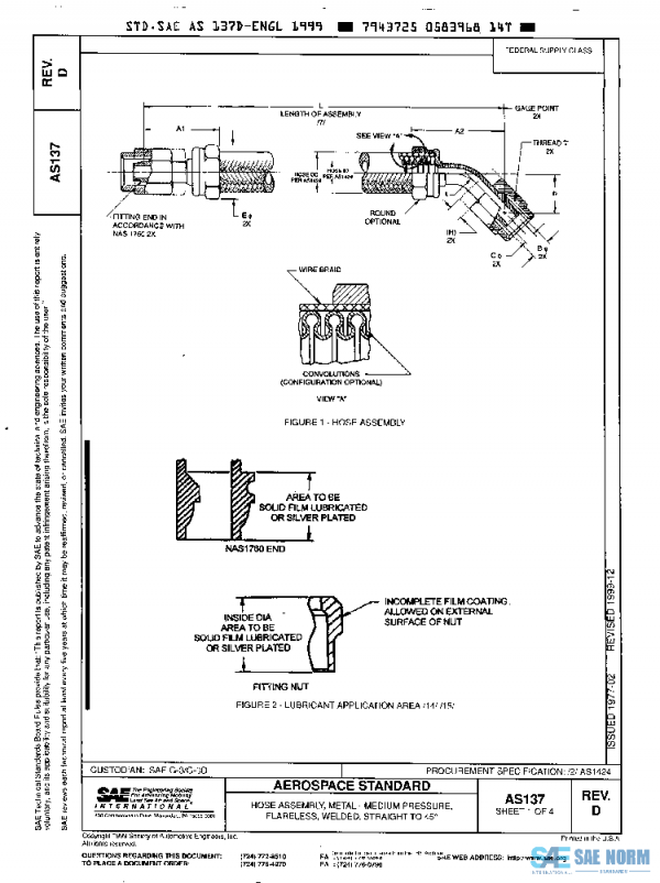 SAE AS137D PDF SAE AS137D PDF