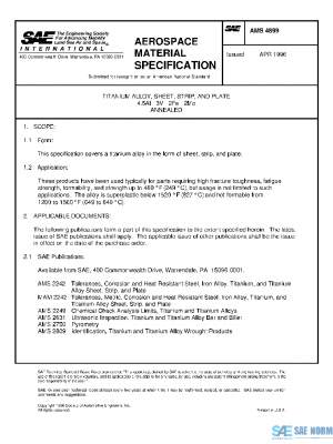 SAE AMS4899 PDF