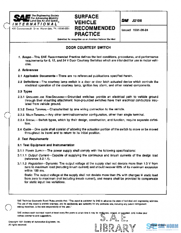 SAE J2108_199106 PDF