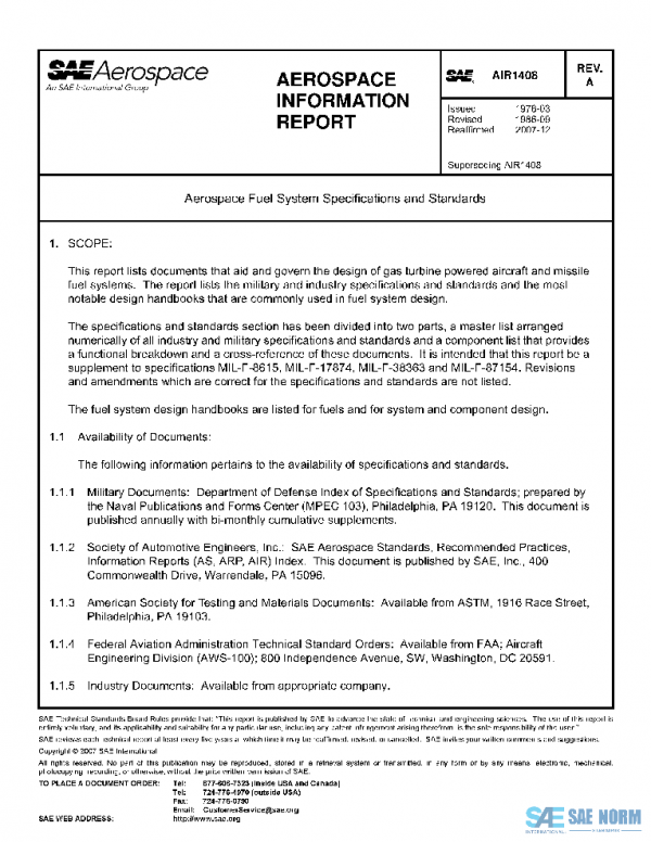 SAE AIR1408A PDF