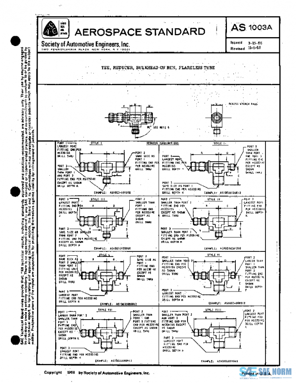 SAE AS1003A PDF