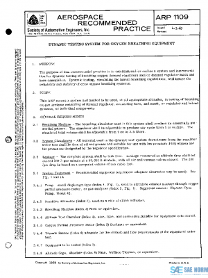 SAE ARP1109 PDF