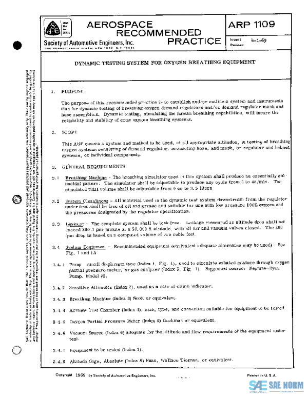SAE ARP1109 PDF