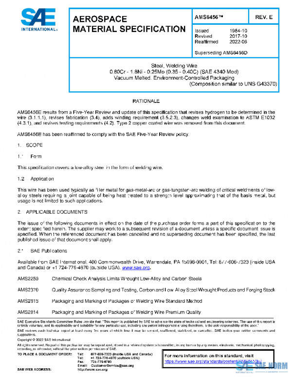 SAE AMS6456E PDF